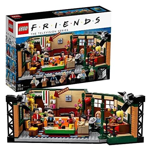 LEGO 21319 Ideas Central Perk Friends TV Show Series, Model Building Kit with Iconic Cafe Studio and 7 Minifigures 25th Anniversary Collectors Gift