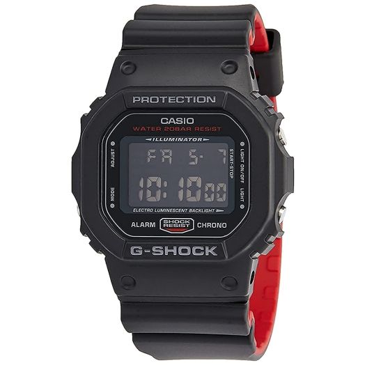 Casio Men's G-Shock DW-5600HR-1DR Black Silicone Automatic Fashion Watch
