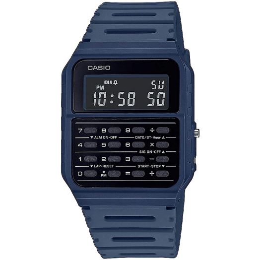 Casio Collection Retro Mens Digital Watch with Plastic Strap CA-53WF