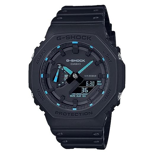 Casio GA-2100-1A2ER Blue Resin Digital Quartz Man Watch