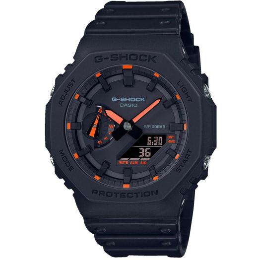 Casio GA-2100-1A4ER Black Resin Digital Quartz Unisex Watch