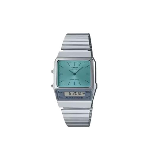 Casio Men's Watch - AQ-800EC-2ADF blue Dial, Silver Band, Blue, bracelet