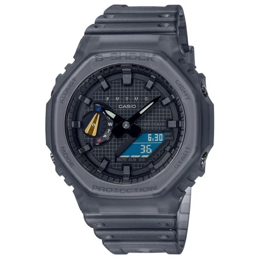 Casio GA-2100 Series Men's Carbon Core Guard Digital Analog Combination Model Wristwatch, Limited edition model / FUTR collaboration model, 1?, Bracelet Type