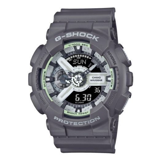 Casio G-Shock GA-110HD-8AJF [G-Shock Hidden Glow Series], Gray