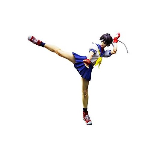 TAMASHII NATIONS Bandai S.H.Figuarts Sakura Kasugano Street Fighter Action Figure, Multi-Colored, 8" (BAN23895)