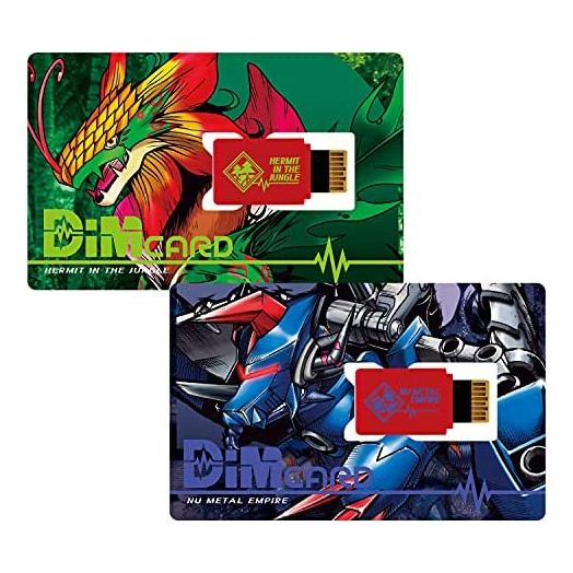 Bandai Vital Bracelet Digital Monster Dim Card vol.3 Hermit in The Jungle & NU Metal Empire