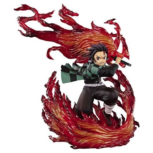 TAMASHII NATIONS - Demon Slayer: Kimetsu no Yaiba - Kamado Tanjiro Hinokami Kagura, Bandai Spirits FiguartsZERO Collectible Statue