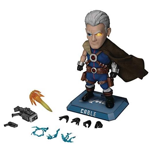 Beast Kingdom X-Men: Cable EAA-097 Egg Attack Action Figure, Multicolor