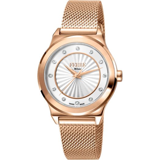 Women's Classic White Dial Watch - FM1L125M0261