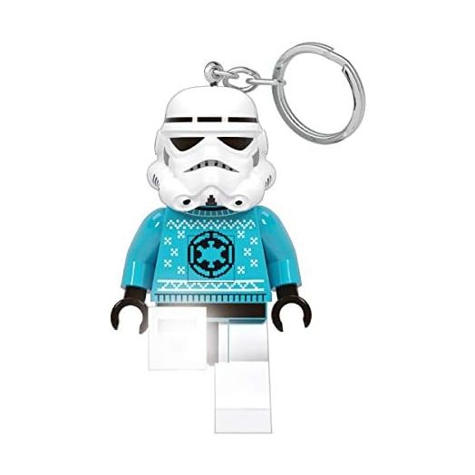 LEGO Star Wars Stormtrooper Ugly Sweater Keychain Light - 3 Inch Tall Figure (KE174)