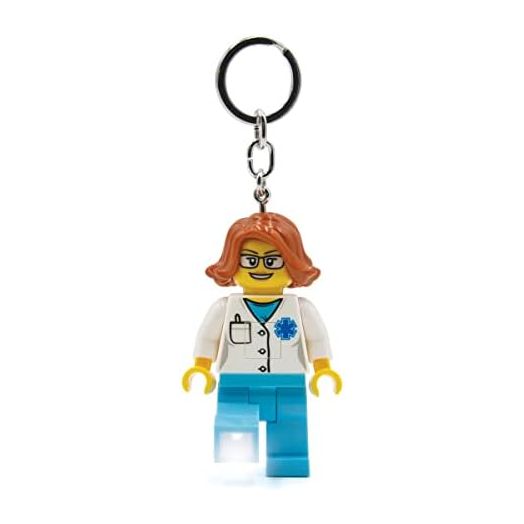 LEGO Classic Doctor Keychain Light - 3 Inch Tall Figure (KE185)