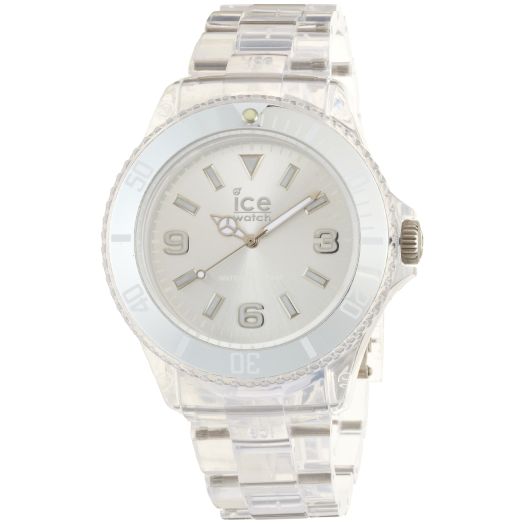 Ice Watch Men's Pure Translucent Plastic Silver-Tone Dial