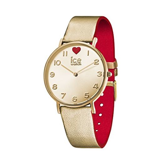 ICE-WATCH - ICE Love 2017 City - Women's Wristwatch with Leather Strap - 013376 (Small), Gold, Bracelet