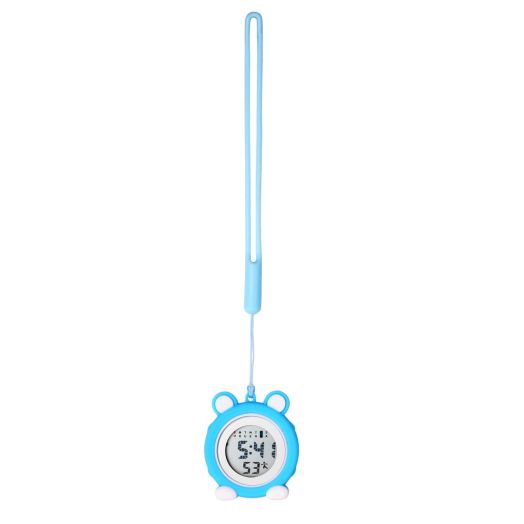 JewelryWe Quartz Digital Nurse Watch: Silicone Bear Decoration Anti Collision Digital Week Calendar Alarm Stopwatch Doctor Watches