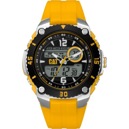 CAT Sportica Anadigit Men's Watch Yellow ME.145.27.137