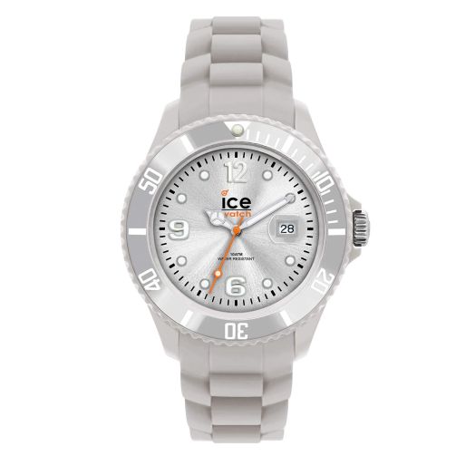 Ice-Watch Unisex SI.SR.U.S.09 Sili Collection Silver Plastic and Silicone Watch