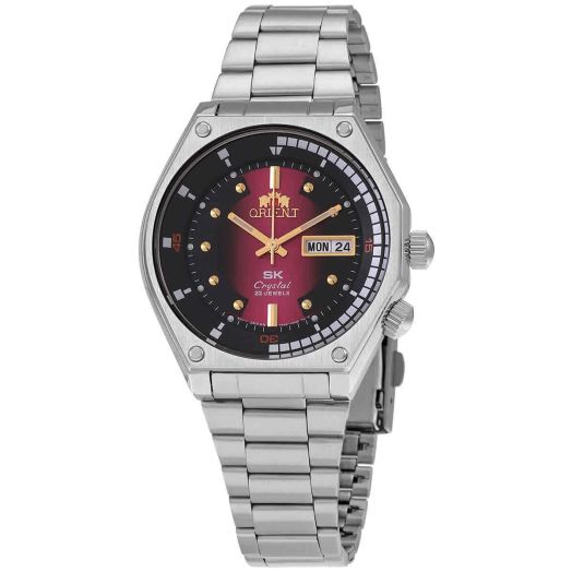 Orient Automatic Pink/Black Dial Stainless Steel Men's Watch RA-AA0B02 R