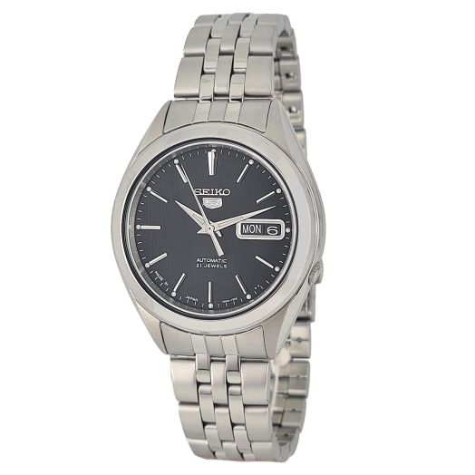 Seikostainless Steelanalog Watch for Men Snkl23J1, Silver, Bracelet