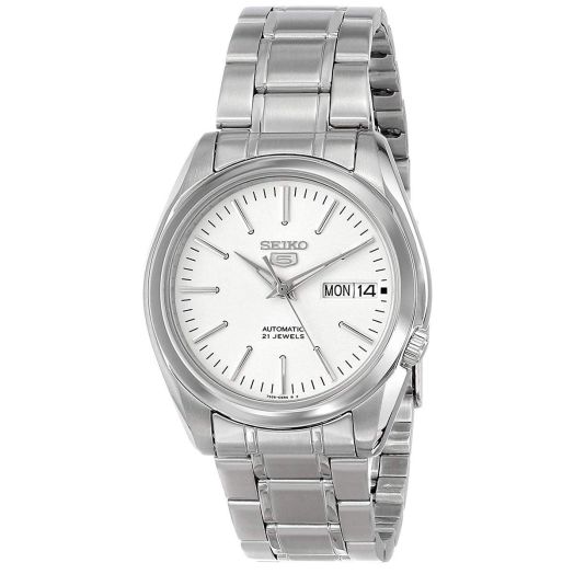 SEIKO Men's Year-Round Automatic Watch with Stainless Steel Strap, Silver, 20 (Model: SNKL41K1)