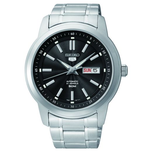 SEIKO 5 Automatic Black Dial Men's Watch SNKM87K1