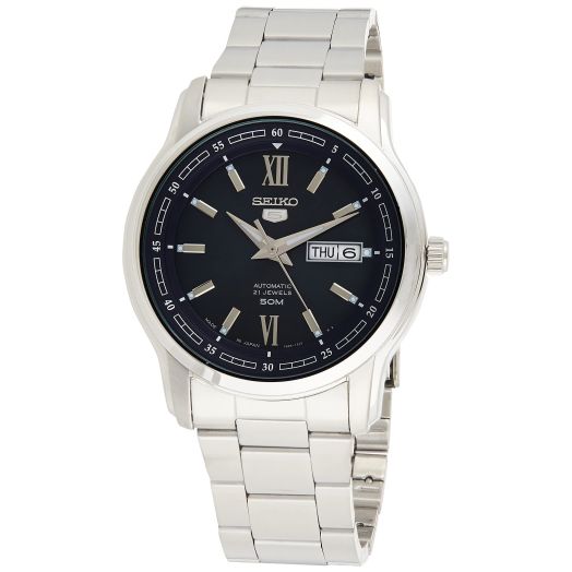 SEIKO 5 Automatic Blue Dial Stainless Steel Men's Watch SNKP17J1