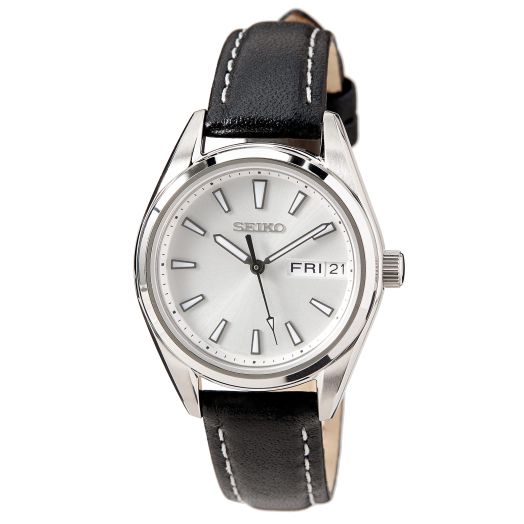SEIKO Neo Classic Quartz Silver Dial Ladies Watch SUR455P1