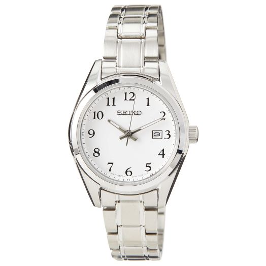 Seiko Dress Watch SUR465P1, White, Bracelet