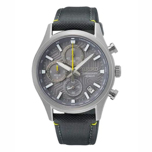 SEIKO Chronograph Quartz Grey Dial Men's Watch SSB423P1