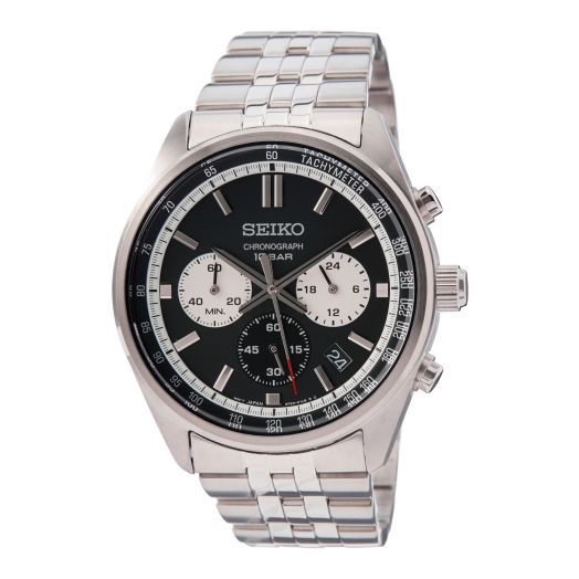 Seiko Dress Watch SSB429P1, Silver, Modern