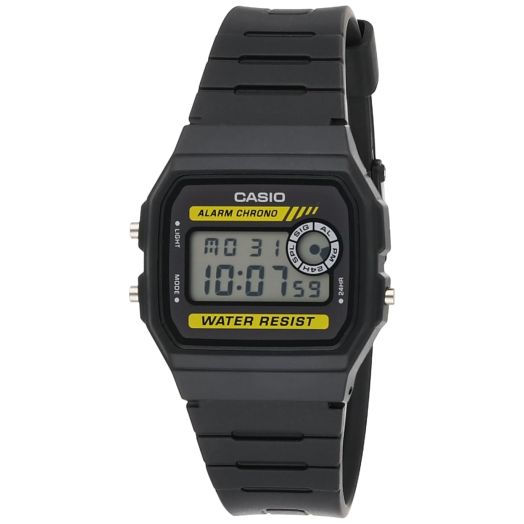 Casio F-94Wa-9Dg Men's Digital Multi-Function Black Rubber Watch