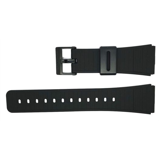 CASIO Genuine Replacement Watch Bands Watch DBC-62 + Other Models, Black, Strap