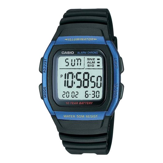 Casio Youth Digital Grey Dial Men's Watch - W-96H-2AVDF (D055)