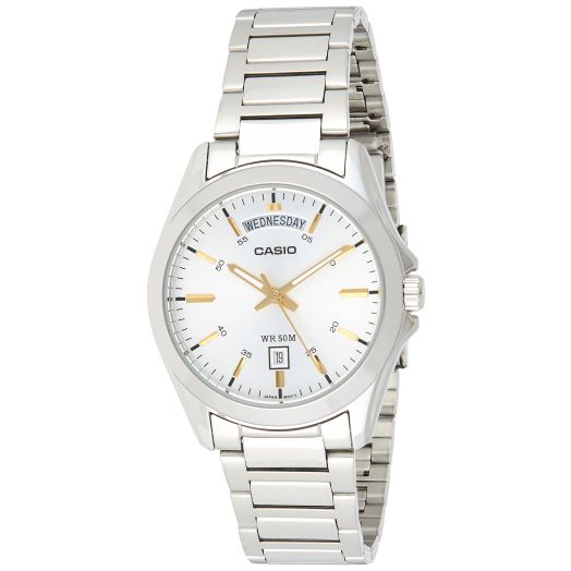 Casio Classic Silver Watch MTP1370D-7A2
