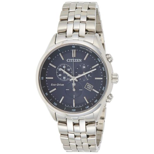 Citizen Eco-Drive Chronograph Blue Dial Men's Watch AT2140-55L