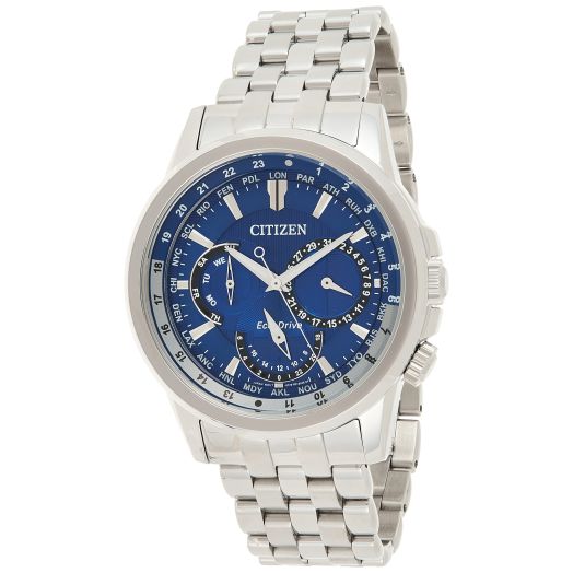 Citizen World Time Chronograph Blue Dial Men's Watch BU2021-69L
