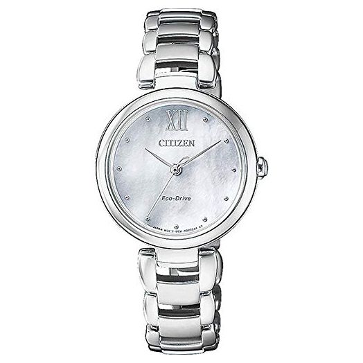 Citizen Analog White Dial Women's Watch-EM0530-81D