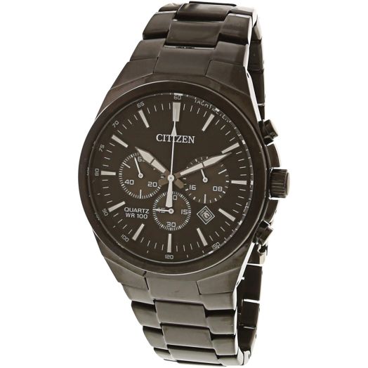 Citizen Men's Chronograph Watch - Black/Black/Black