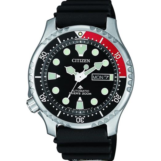Citizen Promaster Marine Automatic Black Dial Men's Watch NY0085-19E