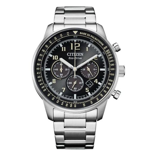 Citizen Chronograph Eco-Drive Black Dial Men's Watch CA4500-83E