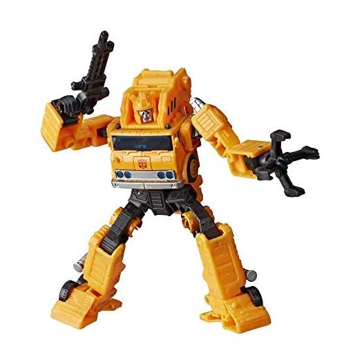 Transformers Toys Generations War for Cybertron: Earthrise Voyager WFC-E10 Autobot Grapple Action Figure - Kids Ages 8 and Up, 7-inch