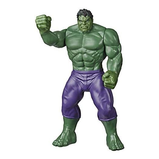 Marvel Hulk Toy 9.5-inch Scale Collectible Super Hero Action Figure, Toys for Kids Ages 4 and Up