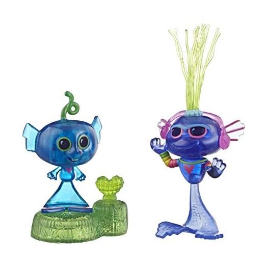 Trolls World Tour Techno Reef Bobble Set with 2 Figures, Movie-Inspired Toy, Poppy Character, Age 4+