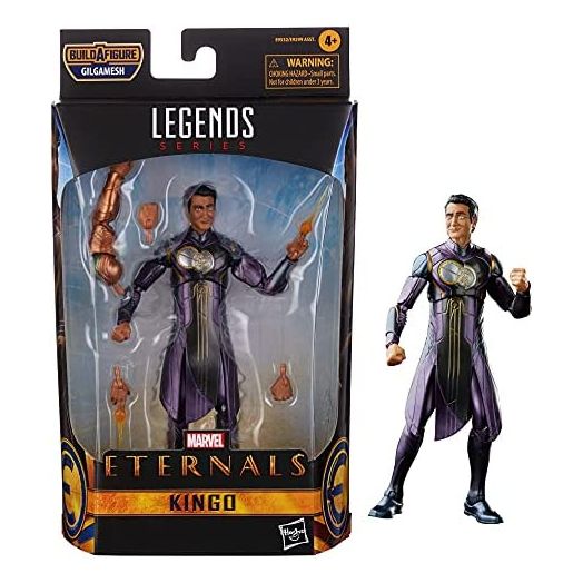 Marvel Hasbro Legends Series The Eternals 6-Inch Action Figure Toy Kingo, Movie-Inspired Design, Includes 4 Accessories, Ages 4 and Up