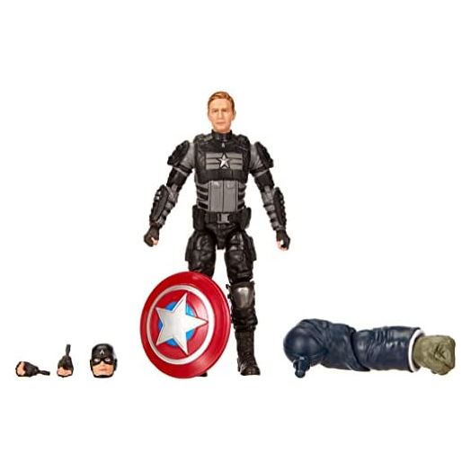 Hasbro Marvel Legends Series Gamerverse 6-inch Collectible Stealth Captain America Action Figure Toy, Ages 4 and Up