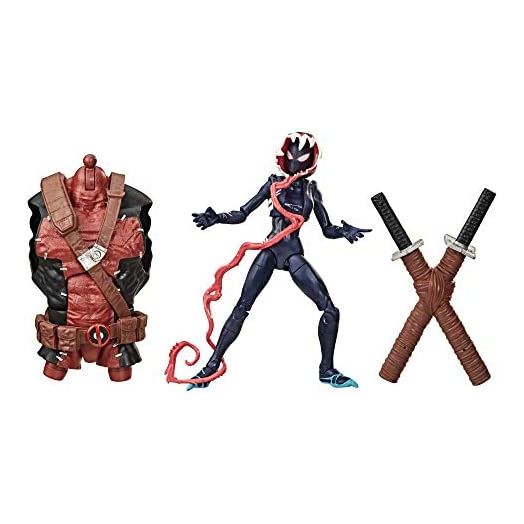 Marvel Hasbro Legends Series Venom 6-inch Collectible Action Figure Toy Ghost-Spider, Premium Design , Black