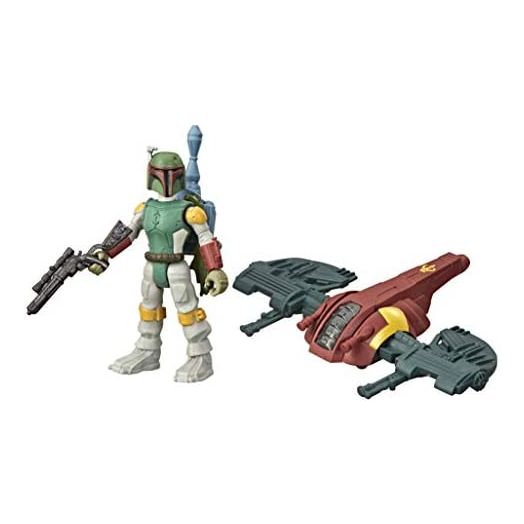 Star Wars Mission Fleet Gear Class Boba Fett Capture in The Clouds 2.5-Inch-Scale Figure and Vehicle, Toys for Kids Ages 4 and Up