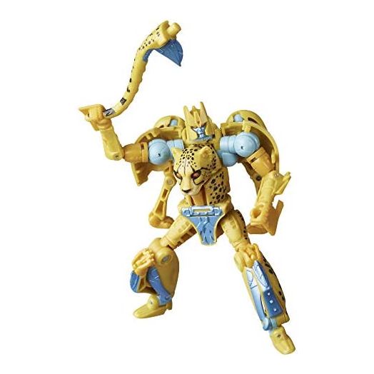 Transformers Toys Generations War for Cybertron: Kingdom Deluxe WFC-K4 Cheetor Action Figure - Kids Ages 8 and Up, 5.5-inch