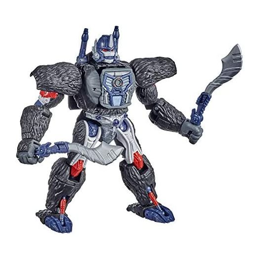 Transformers Toys Generations War for Cybertron: Kingdom Voyager WFC-K8 Optimus Primal Action Figure - Kids Ages 8 and Up, 7-inch