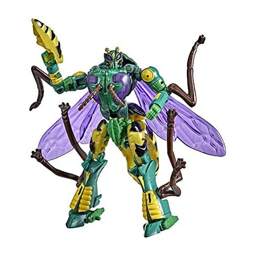 Transformers Toys Generations War for Cybertron: Kingdom Deluxe WFC-K34 Waspinator Action Figure - Kids Ages 8 and Up, 5.5-inch