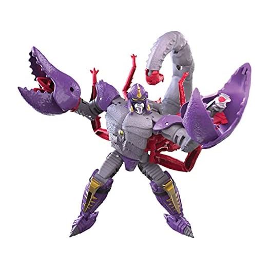 Transformers Toys Generations War for Cybertron: Kingdom Deluxe WFC-K23 Predacon Scorponok Action Figure - Kids Ages 8 and Up, 5.5-inch